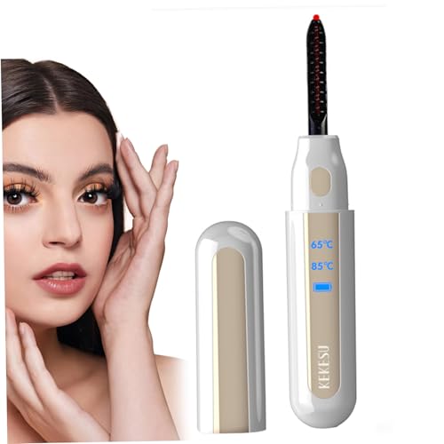 Curvadores de cílios aquecidos, recarregáveis, aquecidos, 2 níveis, temperatura de aquecimento rápid