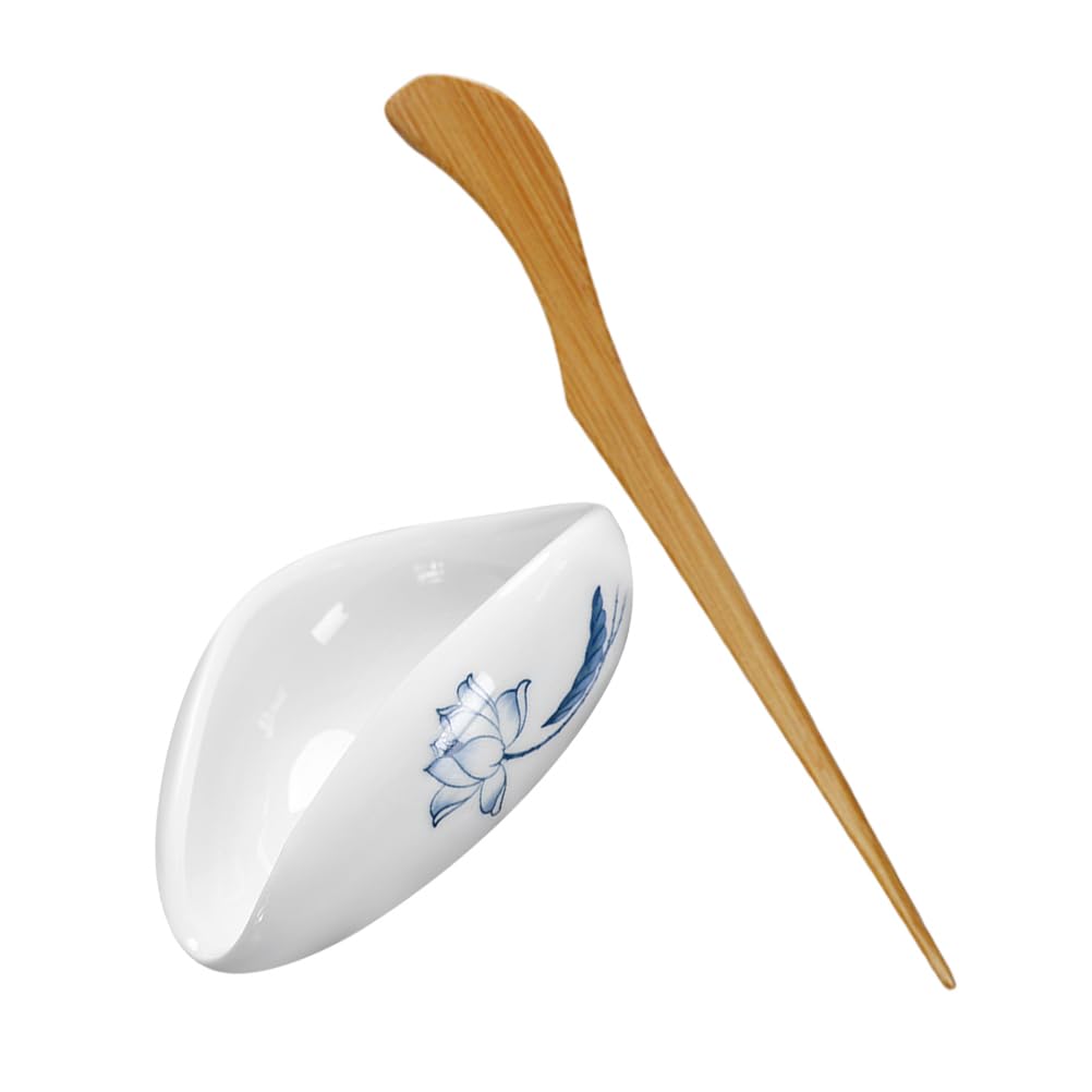 Gatuida Vintage Keramik Tee Gefäß 10X7.5X3Cm Teetablett Für Kaffeebohnen Und Teeblätter Vielseitiges Teezubehör Für Teezeremonien Und Haushalt