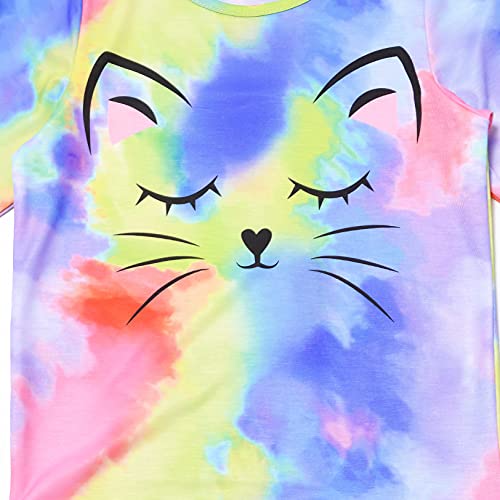 QPANCY Girls Pj Set Unicorn/Mermaid Pajamas Kids Fall Winter Cotton Sleepwear4