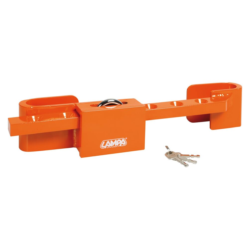 Lampa 98568 Zanna Jumbo, lucchetto blocca-porte posteriore camion in acciaio temprato