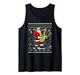 Santa Claus playing Saxophone Musical Christmas
