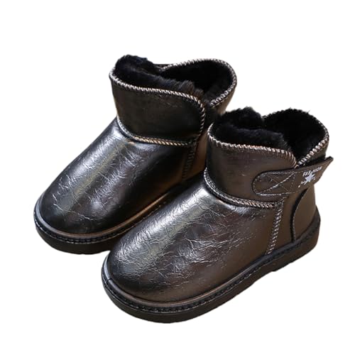 Mateju Schneestiefel Kinder, Synthetikleder Warmfutter...