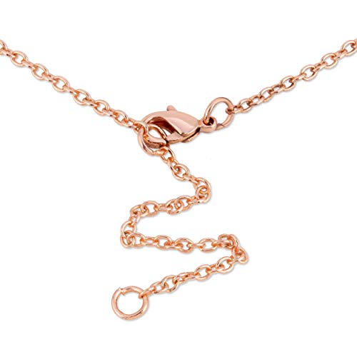 Lucky Feather Pineapple Necklace - Sweetest of The Bunch Pendant on Adjustable 16” – 18” Cable Chain - Great Gifts for Teen Girls3