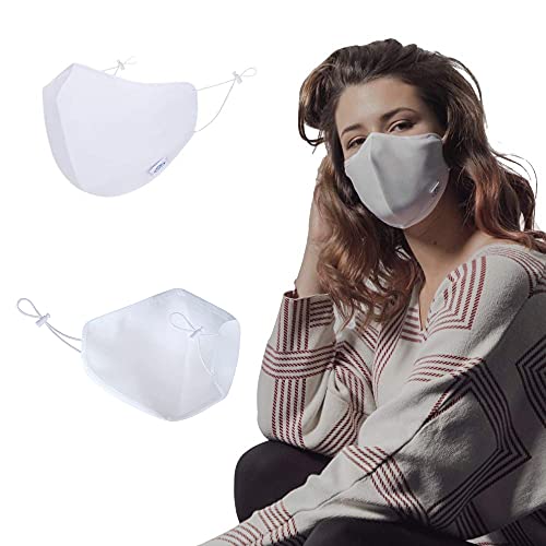 Cloud Mask CMPLAWH [Adult Plus_White]Cloud Nano Airflow Breathable Comfortable Adjustable Sports/Leisure/Travel Mask