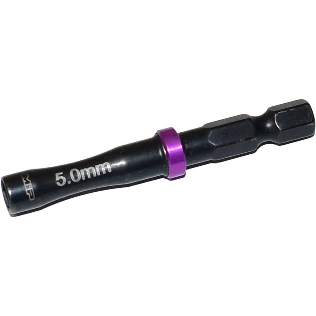 MIP Nut Driver 1/4" Drive Bit Speed Tip For Small Drills for Traxxas Arrma Axial Losi Redcat RC Quadcopter Helicopter FPV Racing Drone Models (5.0mm)