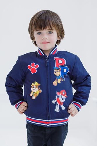 Paw Patrol Zip Up Varsity Bomber Jacket Toddler to Little Kid Sizes (2T - 7-8)2
