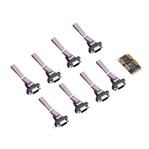 Carte PCIe 8 ports RS232 DB9 connectique simultanée pour votre contrôle PCIE industriel