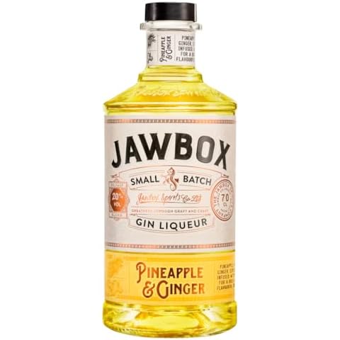 Jawbox Pineapple and Ginger Gin Liqueur 70cl Cover