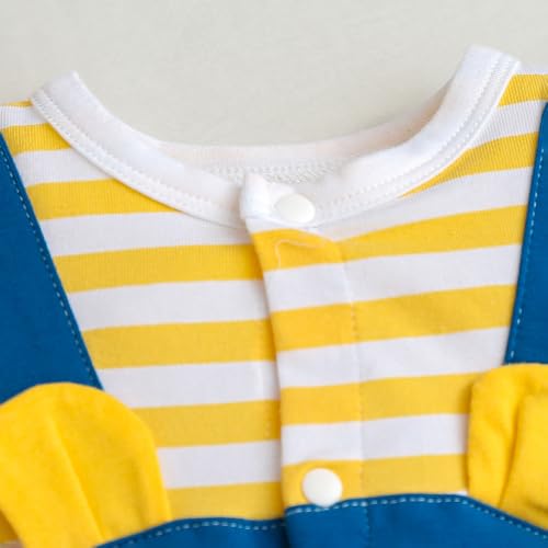 Image of Hopscotch Baby Boys Animal Print Short Sleeves Blue Rompers