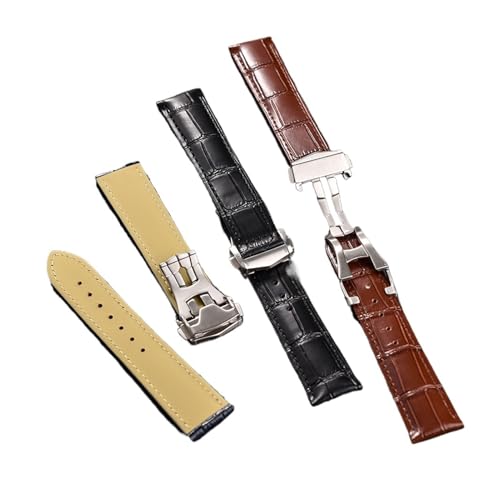 Bracelet montre cuir Omega Seamaster 22mm boucle pliable - 2