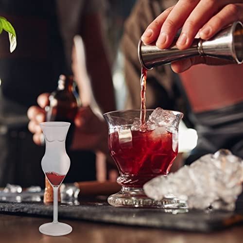 Vosarea 2Pcs Novelty Wine Glasses Human Body Shape Goblets Creative Cocktail Champagne Whiskey Glasses For Home Bar Club Birthday Party #TOP7
