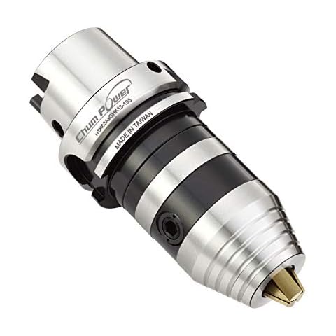 Chum Power 1/8"-5/8" HSK63A Sechskantbohrfutterhalter, 400-750 kgf-cm, Titanbacken Cover
