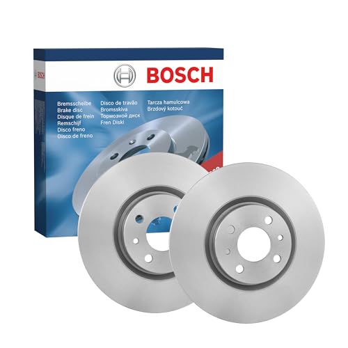 Price comparison product image Bosch BD694 Brake Disc Set - 284 mm Vented Discs - Front Axle - ECE-R90 Certified - Good Cooling,  Reliable Braking