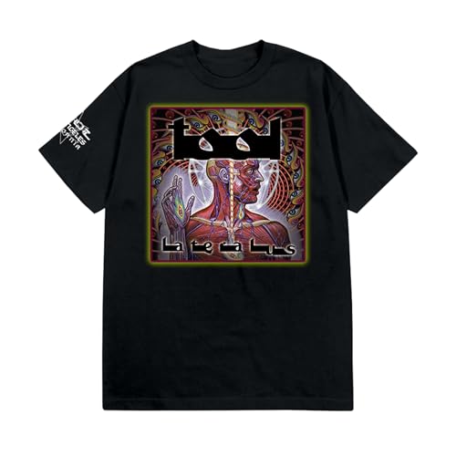 Tool Band T Shirt for Men & Women Lateralus Black Graphic Crew Neck Short Sleeve Tee - Rock Music Tshirts