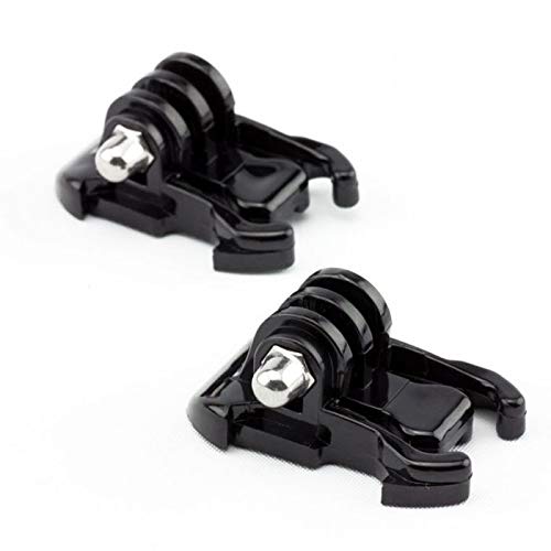 2 pack Buckle Clip Basic Mount Compatible with Insta360 X4 for GoPro Hero 12/11/10/9/8/7/6 5 4 3+ Max Session Fusion for DJI Osmo Action for DBPOWER/AKASO/Campark/SJCAM Sports Action Camera