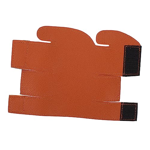 ERINGOGO 1Pc Light Brown Trumpet Protector Durable Leather Trumpet Guard Compact Musical Instrument Accessory Easy Installation Comfortable Grip for Safeguarding