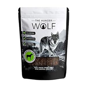 The Hunger of the Wolf Hundesnack für Hunde aller Rassen, 100% Pferdefleisch – 200g (1er Pack)
