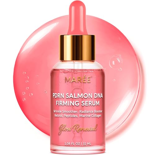 MAREE PDRN Serum Peptides Serum for Face Anti-Aging Salmon DNA Face Serum with Retinol Niacinamide & Collagen Hydrating Facial Serums for Women Glass Skin Glow Wrinkle Care Moisturizer