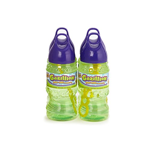 image for Gazillion 8 Ounce Bubble Solution 4 Pack - Great Bubbles for Kids, Gre