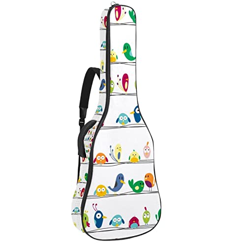 Cute Bees Full Size Guitar Case, rembourré de protection pour guitare acoustique classique, Multicolore 07, 42.9×16.9×4… - Les Beatles, Paul McCartney, John Lennon, RIngo Starr, George Harrison Cute Bees Full Size Guitar Case, rembourré de protection pour guitare acoustique classique, Multicolore 07, 42.9x16.9x4…