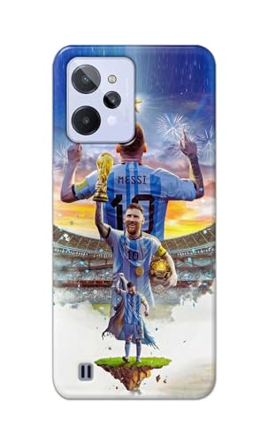 Image of Printed Hard Back Cover for Realme C31 Back Cover (Famous Football Player -J2) -190724(EA)