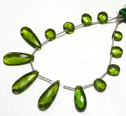 Quartz hydro couleur péridot pour illuminer vos tenues d'été et colliers de vacances