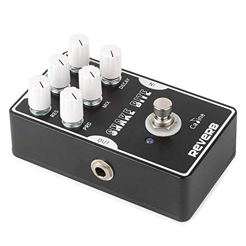 Saras Caline CP-26 Snake Bite���o�[�u�M�^�[�G�t�F�N�g�y�_��True Bypass with�ϋv���̂��郁�^���P�[�X