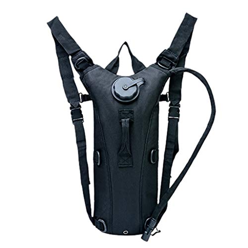 Unisex Newest Outdoor Climbing Water Bag with Straw, Adjustable Strap Tactical Camouflage 3L