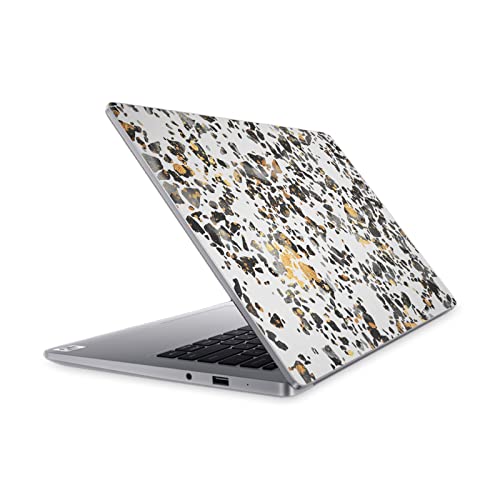 Autocollant Peau Mi Notebook 14 (2020) au Design Terrazzo Doré Chic