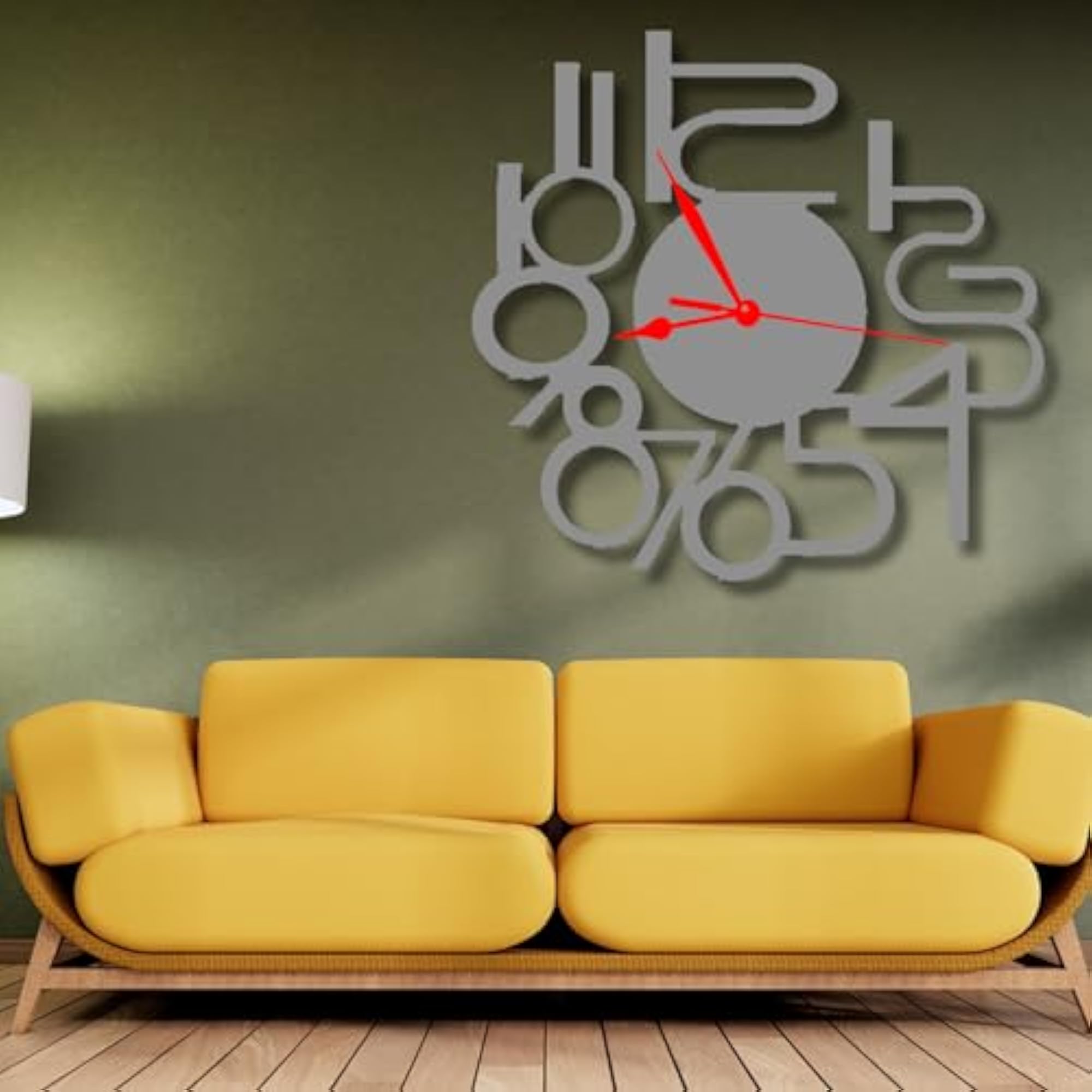 Modern Metal Wall Clock for Stylish Interiors