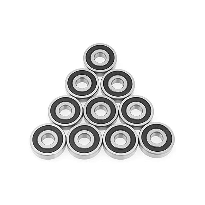 Buy PK 2PCS 6201 2RS 12X32X10MM High Speed Deep Groove Ball Bearing