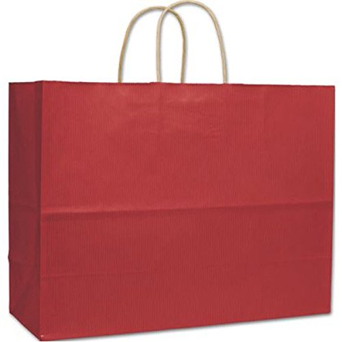 Varnish Stripe Shoppers Bag, 250 Count 16 x 6 x 12 1/2
