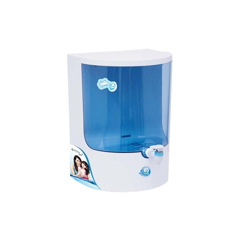 B.H AQUA Dolphin GOLD+ 5 Stage Purification 9 Liter Ro + Active Copper + B12 Alkaline Water Purifier Filter For Home Office White And Blue-image-47