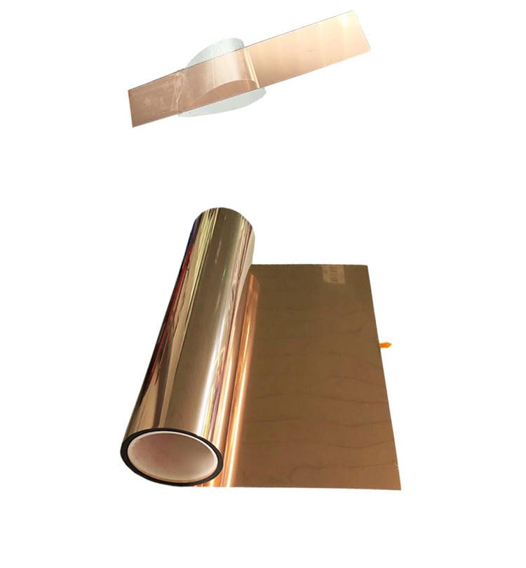 ITOPET przewodząca folia miedziana - jednostronna folia PET do ekranowania elektromagnetycznego w wysokiej temperaturze(300x200x0.125 mm)