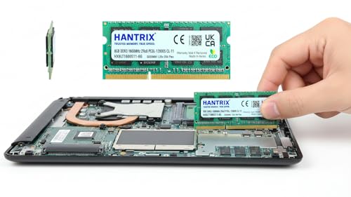Image of 16GB Kit (2x8GB) DDR3L Laptop RAM 1600MHz PC3L-12800 204-Pin Non-ECC Unbuffered SO-DIMM 1.35V Dual Channel Notebook Memory Upgrade