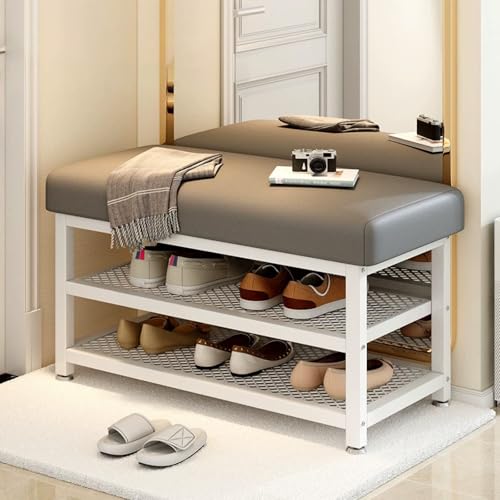 Banco Entrada con tapizado Asiento, Banco banqueta baño con zapatero, moderno banquetas Dormitorio, Banco recibidor Entrada, Sala de Estar Zapatero con Asiento, reposapies Divano.