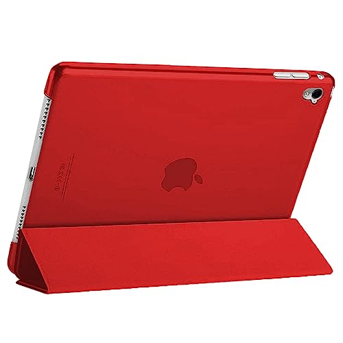 For Apple iPad 9th / 8th / 7th Generation Case Cover (2021/2020/2019) (10.2 Inch) Smart Magnetic Ultra Slim Stand Cover Auto Wake/Sleep For iPad 9 / iPad 8 / iPad 7 (Red) - Image 2