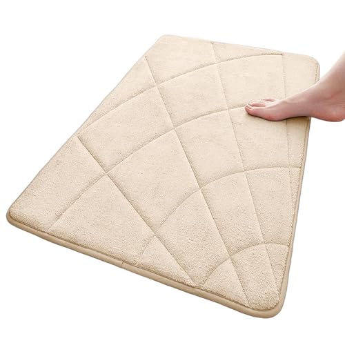 Tapis d'entrée absorbant et lavable avec mousse mémoire de forme doux - 8