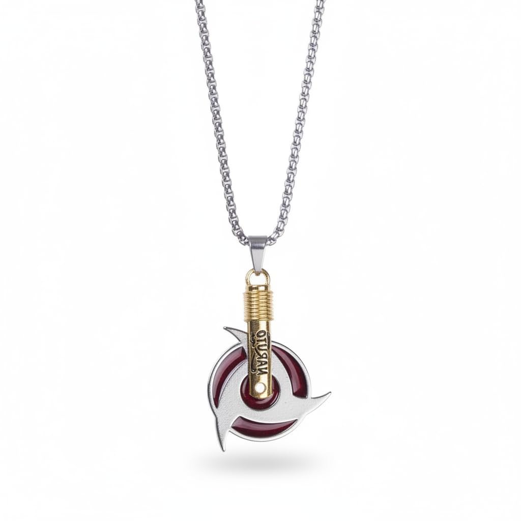 Naru-To Sharingan Locket - Itachi Uchiha Pendant Necklace | Anime Jewelry for Boys, Girls, Teens & Men | For Naru-To Fans, Cosplayers & Collectors-image-22