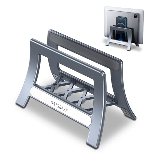 Soporte Vertical para Laptop con Bloqueo Automático