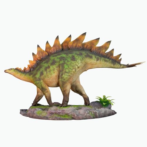 HAOLONGGOOD 1/20 サイズ ステゴサウルス 46cm級 樹脂 塗装済 ジュラ紀 装盾類 恐竜 フィギュア リアル プラモデル おもちゃ 模型 玩具