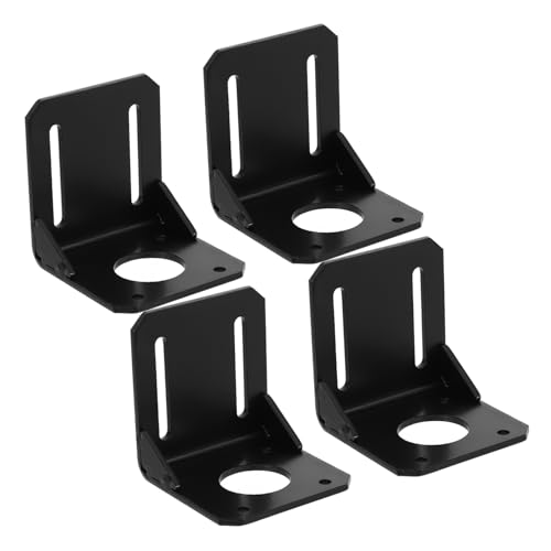 ARTIBETTER 4pcs Gear Motor Mounting Bracket Steel Motor Holder L-Shaped Easy Install