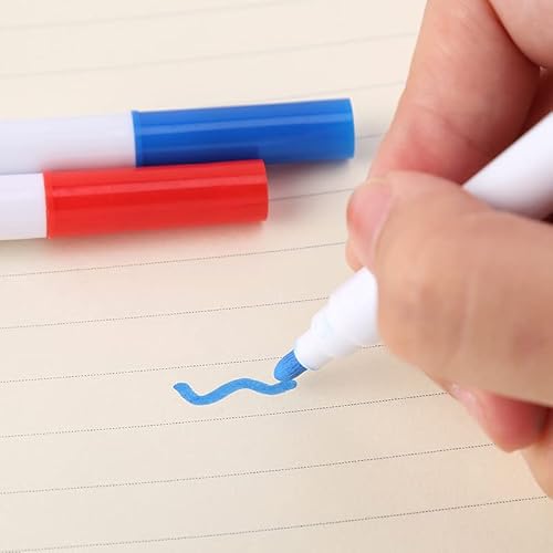 Qrytoi Washable Kids Coloring Markers Set - Suitable For Erasable Book Doodling Sets - 12 Erasable Color Marker Replacement Pens #TOP1