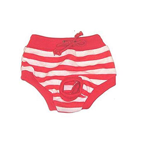 1 unids mascota perro reutilizable sanitario pantalón higiénico pañal M 45-50 cm artesanía fina