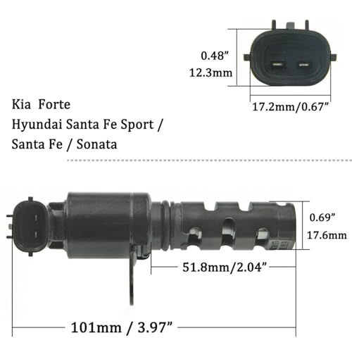 Soupape VVT 24375-2G200 de commande de distribution d'arbre à cames