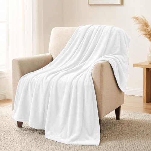 CozyLux Kuscheldecke Flauschig Decke 230x270 cm Weiß – Ansicht 6