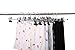12 Quality Pants Hangers Heavy Duty Add-on Skirt/Slack Metal Hanger, Extra Wide Adjustable Clips, Multi Stackable Add on Hangers, Chrome, Jeans, Bottoms (12)