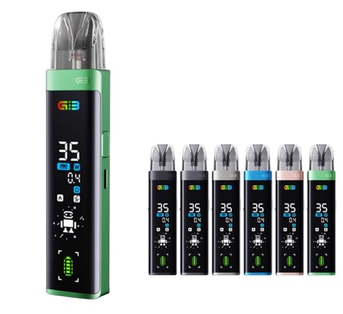 [EF Caliburn G3 Pro Pod X^[^[Lbg Jo[ W[X[ v |bh System Kit 1000mAh 3ml dq^oR Vape xCv (Emerald Green)