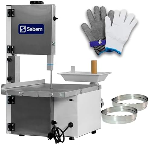 Mini Serra Fita de Bancada com Moedor Picador de Carne SEBEM com ...