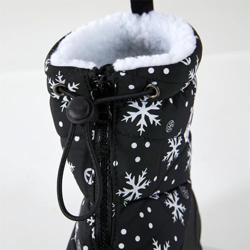 Boys Girls Toddler Snow Boots Waterproof Winter Boots Children Warm Outdoor Winter Shoes(Toddler,Little Kids,Big Kids)4